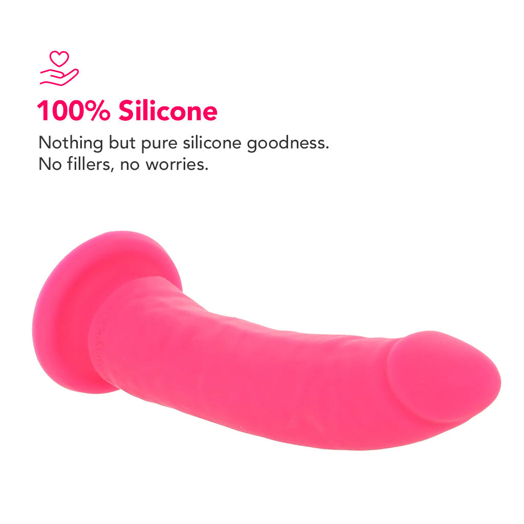 PinkCherry Premium 6.5 Inch Pink Silicone Realistic Dildo Dildo Sex Toys > Realistic Dildos - Tophatter Daily Deals